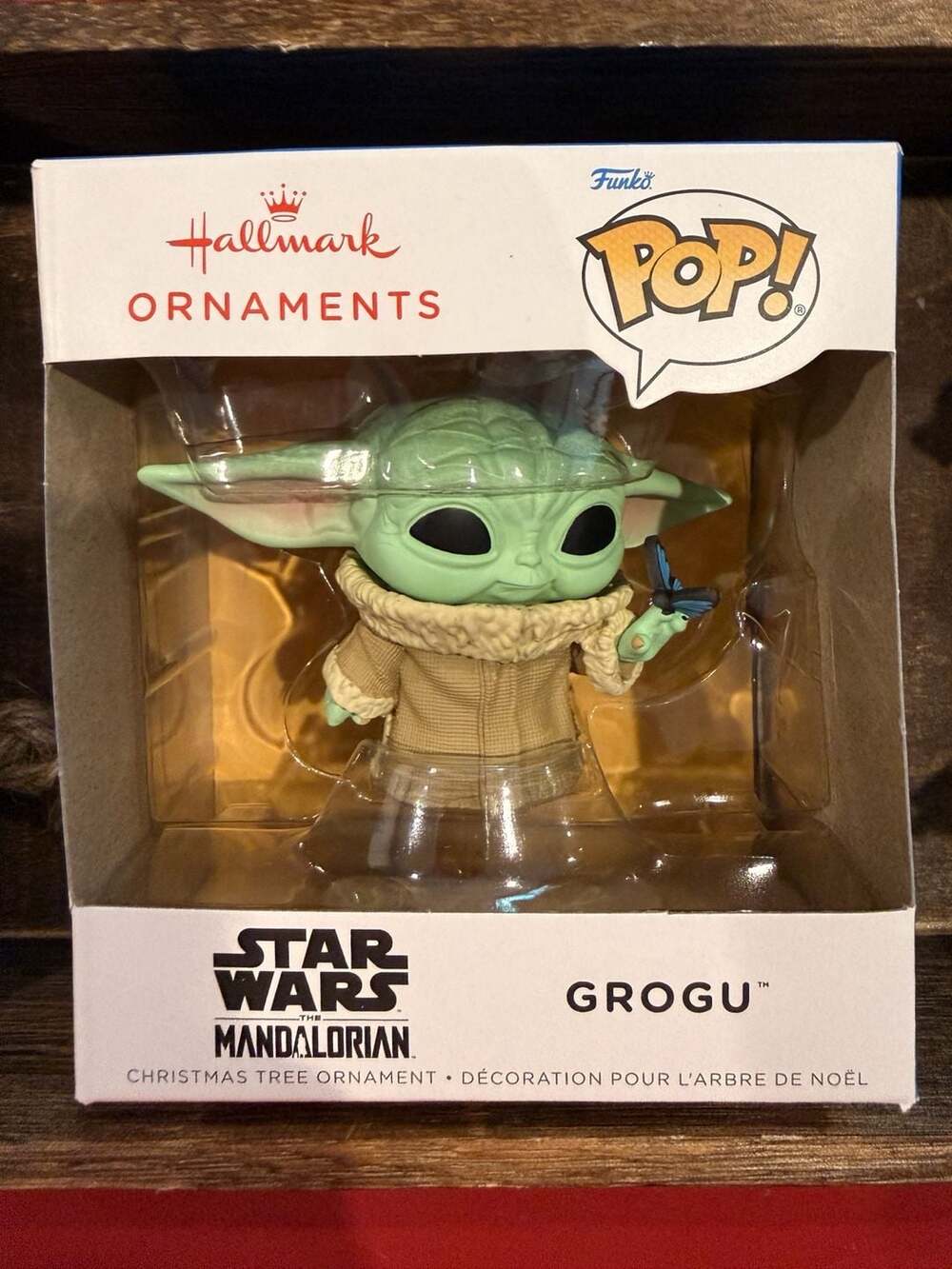 Hallmark Funko Pop Star Wars The Mandalorian Grogu Christmas Tree Ornament